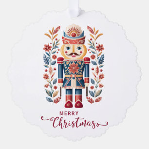 niedliche skandinavische Weihnachten Ornament Karte