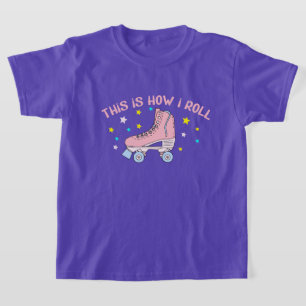 niedliche Skaten-Liebhaber von Mädchen T-Shirt