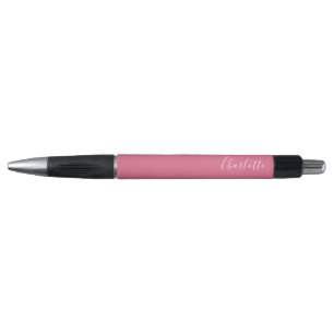 Niedliche Skripttypografie Name Bright Pink Kugelschreiber