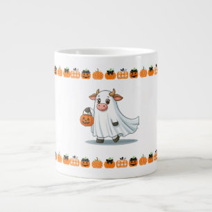Niedliche, skurrile, Geisterkuh Jumbo-Tasse
