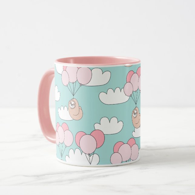 Niedliche Sloths Tasse (Vorderseite Links)