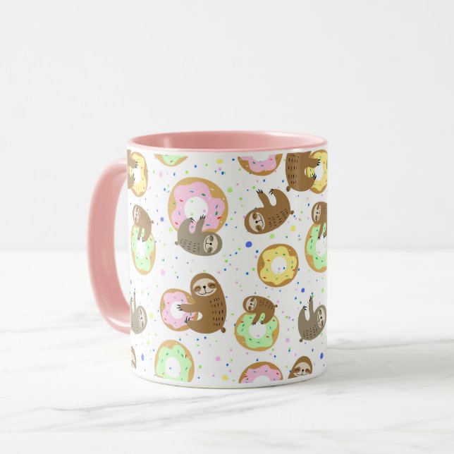 Niedliche Sloths Tasse (Vorderseite Links)