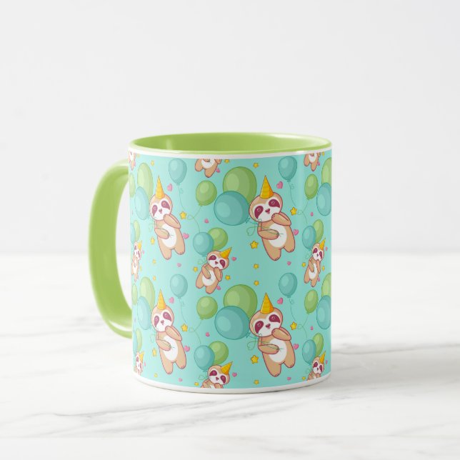 Niedliche Sloths Tasse (Vorderseite Links)
