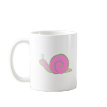 Niedliche Snail Kaffee Tasse - I Liebe Langsamer M
