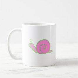 Niedliche Snail Kaffee Tasse - I Liebe Langsamer M