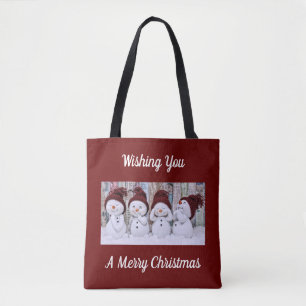 Niedliche Snowmen-Tasche Tasche