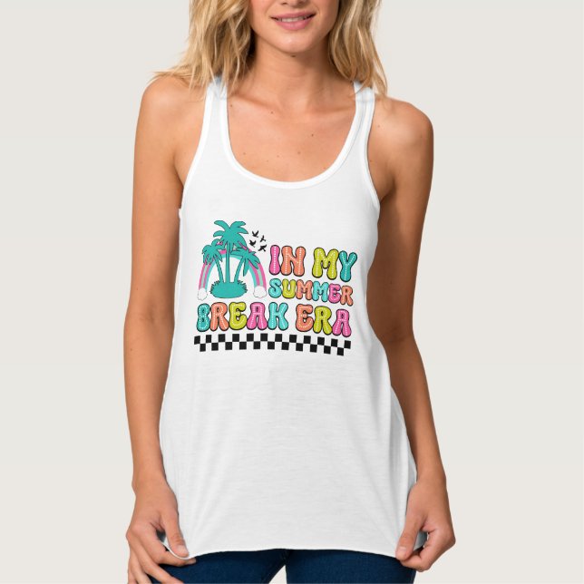 Niedliche Sommerferien Tank Top (Vorderseite)