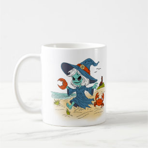 Niedliche Sommerhexe Kaffeetasse
