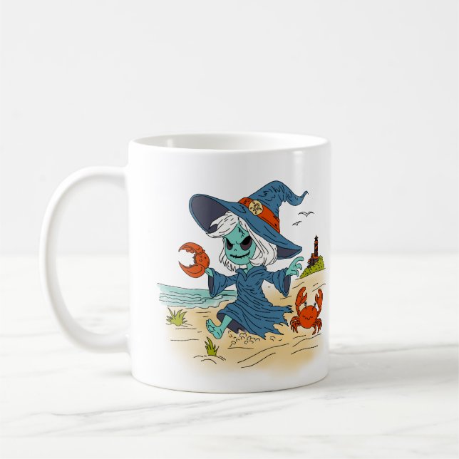 Niedliche Sommerhexe Kaffeetasse (Links)