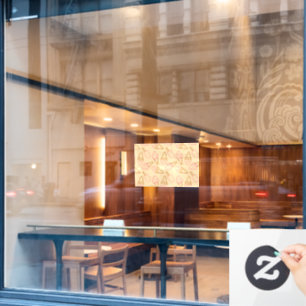Niedliche Sommerküche mit Konturen aus Kontur Fensteraufkleber