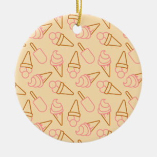 Niedliche Sommerküche mit Konturen aus Kontur Keramik Ornament
