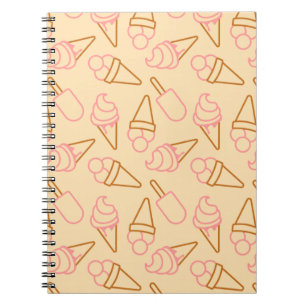Niedliche Sommerküche mit Konturen aus Kontur Notizblock