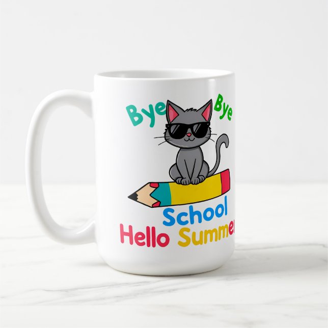 Niedliche Sommerpause Kaffeetasse (Links)