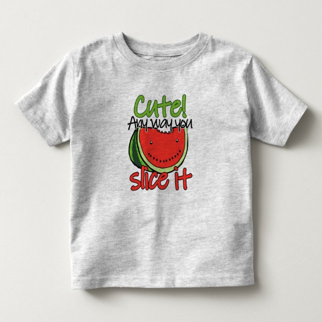 niedliche Sommerwassermelone Kleinkind T-shirt (Vorderseite)
