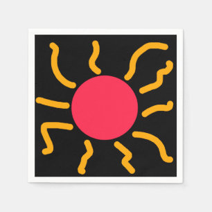 Niedliche Sonne Serviette