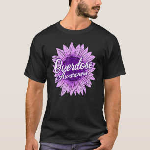 Niedliche Sonnenblume Lila Band Opioid-Überdosis b T-Shirt