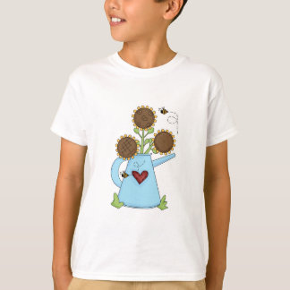 Niedliche Sonnenblumen im Wasserbecken T-Shirt