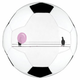 Niedliche, sonnendurchflutete, rosafarbene Kaugumm Fußball