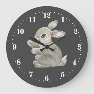 niedliche Sonnenliebhaber Tier Große Uhr