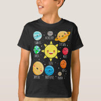 Niedliche Sonnensysteme Planets, Funny Galaxy T-Sh