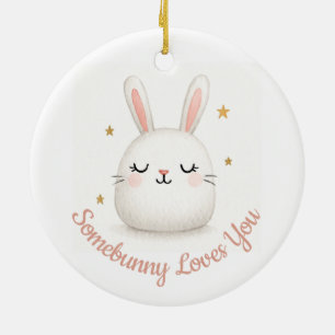 Niedliche sonnige Lieben Ihr individualisierbarer Keramik Ornament