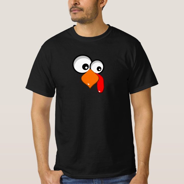 Niedliche, sonnige, Mit Augen Türkei T-Shirt (Vorderseite)