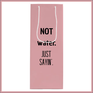 Niedliche sonnige Rose farbig Geschenktüte Für Weinflaschen