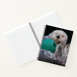 Niedliche spielende Seeotter Notizbuch