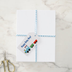 Niedliche Spielzeug-Zug-Geschenk-Umbauten Geschenkanhänger