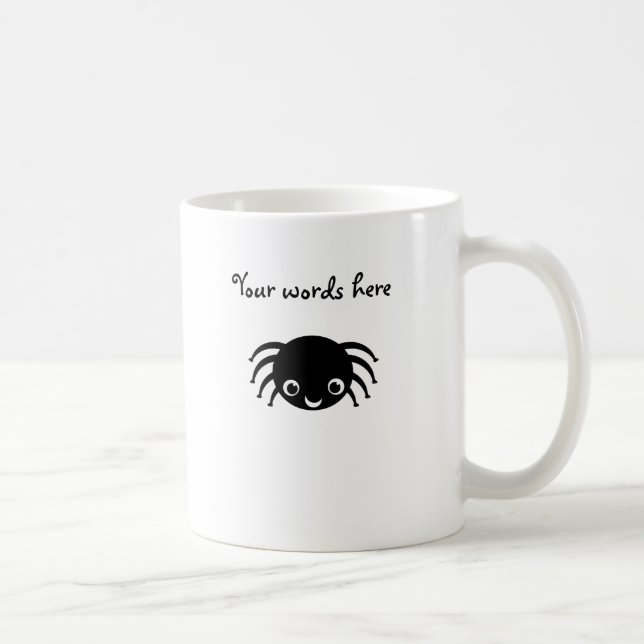 Niedliche Spinne Kaffeetasse (Rechts)