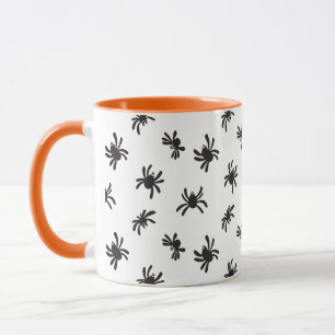 Niedliche Spinnen Halloween-Tasse Tasse