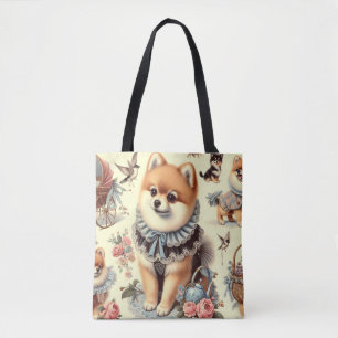 Niedliche Spitz-Malerei Tasche