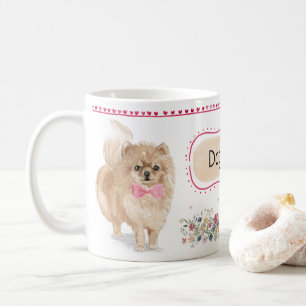 Niedliche Spitzwatercolor-Tasse Kaffeetasse