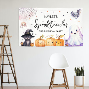 Niedliche Spooktacular Geburtstagsparty Banner