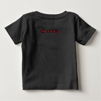 Niedliche Spooky Cat mit "Boo" : Halloween Cat Des Baby T-shirt