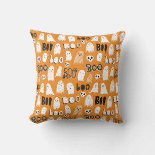 Niedliche Spooky Ghosts, Skulls und Boo Kissen