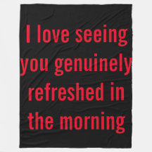 Niedliche Sprichwort-Fleecedecke