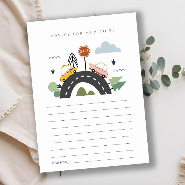 Niedliche Stadtanleitung für Mama-Kinderdusche Begleitkarte (Von Creator hochgeladen)