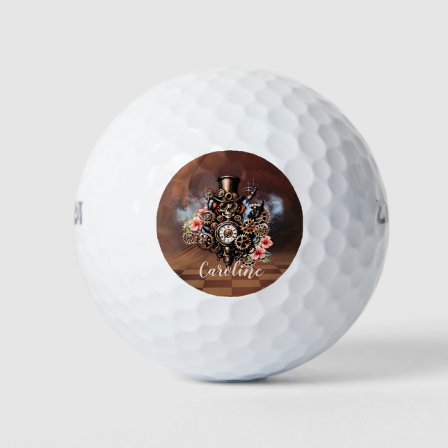 Niedliche Stahlkonstruktion Golfball (Vorderseite)