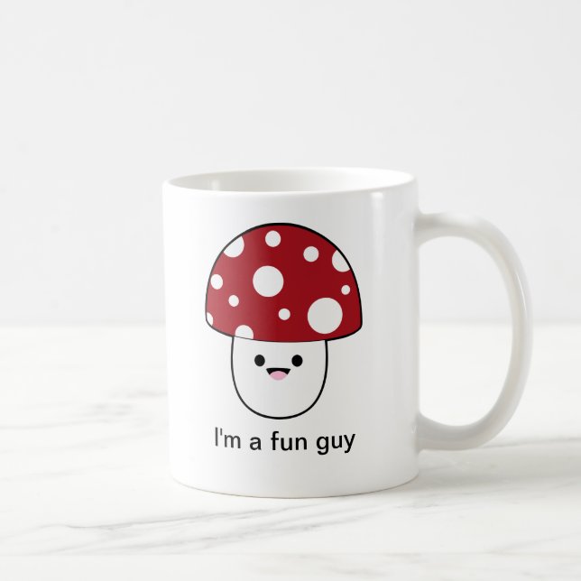 Niedliche Ständerpilze Kaffeetasse (Rechts)