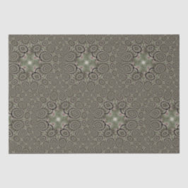 Niedliche Star Sage Green und Black Tissue Paper Seidenpapier