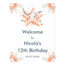 Niedliche Starfish Geburtstagsparty