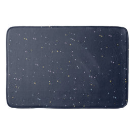 Niedliche Sterne auf einem funkelnden Night Sky Badematte