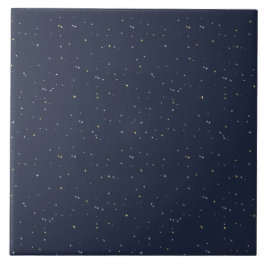 Niedliche Sterne auf einem funkelnden Night Sky Fliese