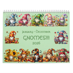 Niedliche Sterne in Hats 2026 Kalender - Adorable!