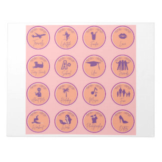 Niedliche Sticky Notes Notizblock