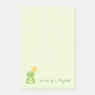 Niedliche Stilelemente, Polka Dots, Frosch Post-it Klebezettel