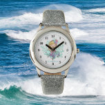 niedliche Strandfantasy-Meerjungfrau tragen Namen Armbanduhr<br><div class="desc">niedliche Strand Fantasy Meerjungfrau tragen Namen Watch</div>