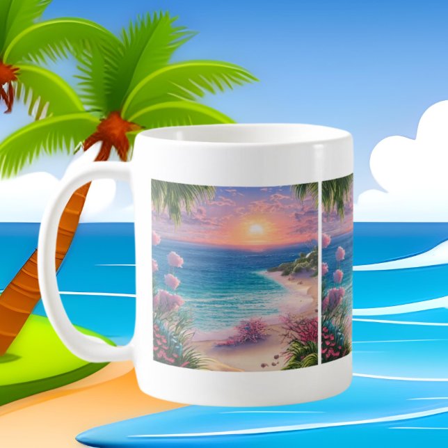 niedliche Strandliebhaber Kaffeetasse (Von Creator hochgeladen)