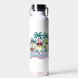 niedliche Strandsonne Zwerge Sommer Trinkflasche
